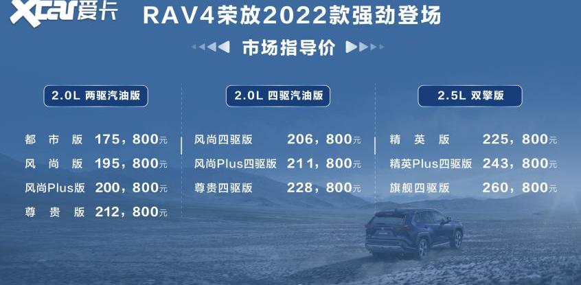 RAV4荣放,丰田,一汽,皇冠,皇冠陆放