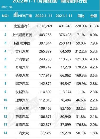 比亚迪,特斯拉,埃安,元PLUS,MINI