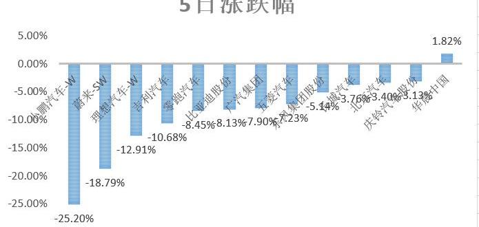 比亚迪,蔚来,福特,吉利汽车,理想汽车