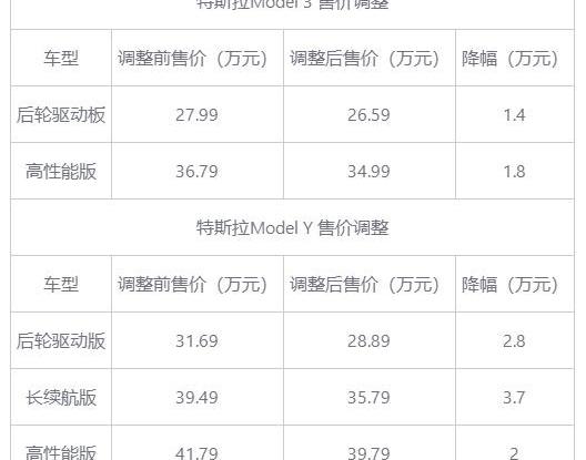特斯拉,Model Y,Model 3
