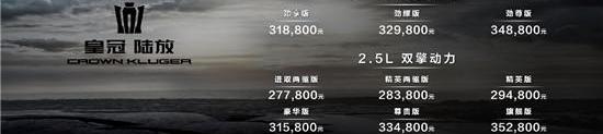 皇冠,皇冠陆放,丰田,一汽,理念