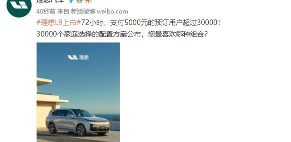 理想汽车,理想L9