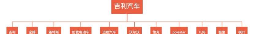 吉利汽车,极氪,沃尔沃,比亚迪,领克