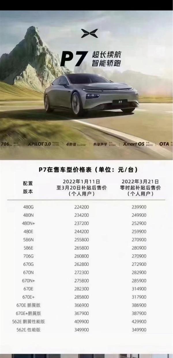 小鹏,小鹏P5,小鹏P7