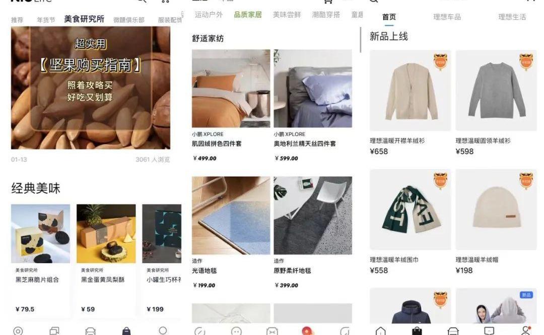 蔚来,小鹏,特斯拉,比亚迪,理想汽车