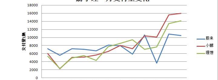 蔚来,小鹏,特斯拉,理想ONE,比亚迪