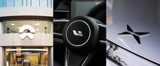 蔚来,小鹏,哪吒汽车,比亚迪,理想汽车