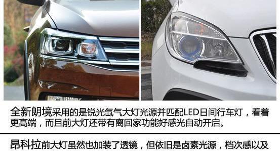 昂科拉,大众,别克,朗逸,现代