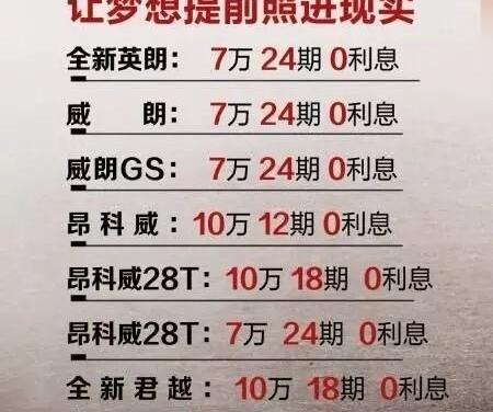 别克,昂科拉,凯越,君越,英朗