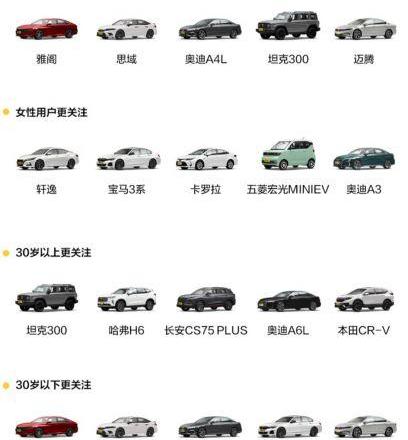 奥迪,宝马,长安,哈弗,哈弗H6