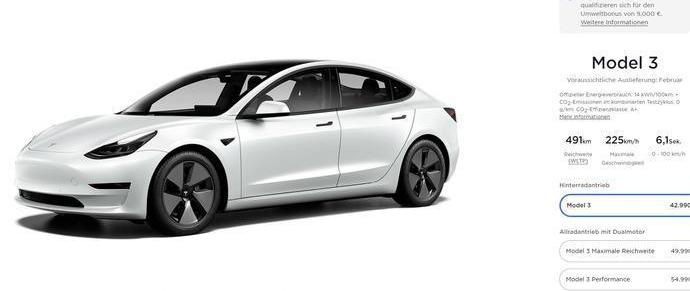 Model 3,特斯拉,Model Y