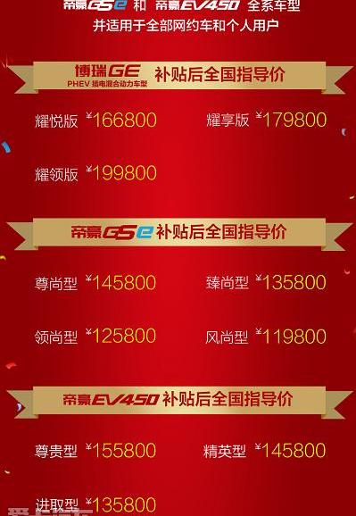 吉利汽车,帝豪,帝豪EV,博瑞,DS