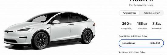 特斯拉,Model Y,Model X,Model S,Model 3