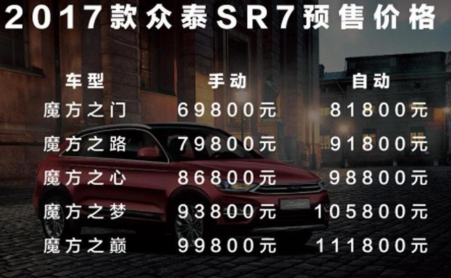 众泰,魔方,远程