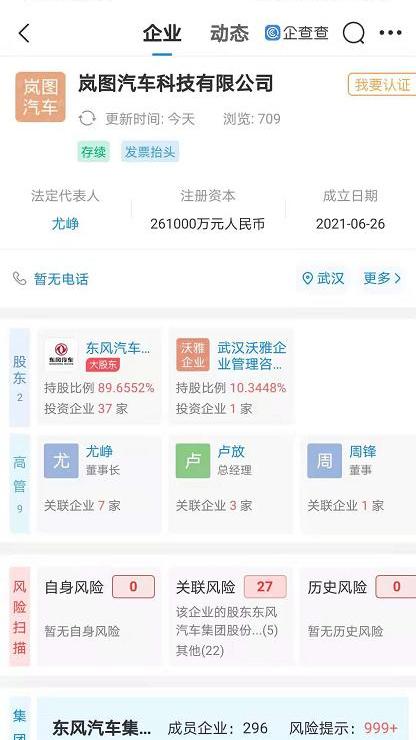 东风,岚图汽车,汉