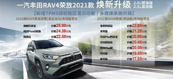 丰田,RAV4荣放,本田,本田CR-V,一汽