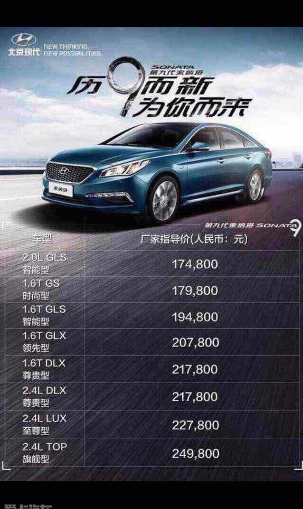 索纳塔,现代,北京,飞驰,世纪