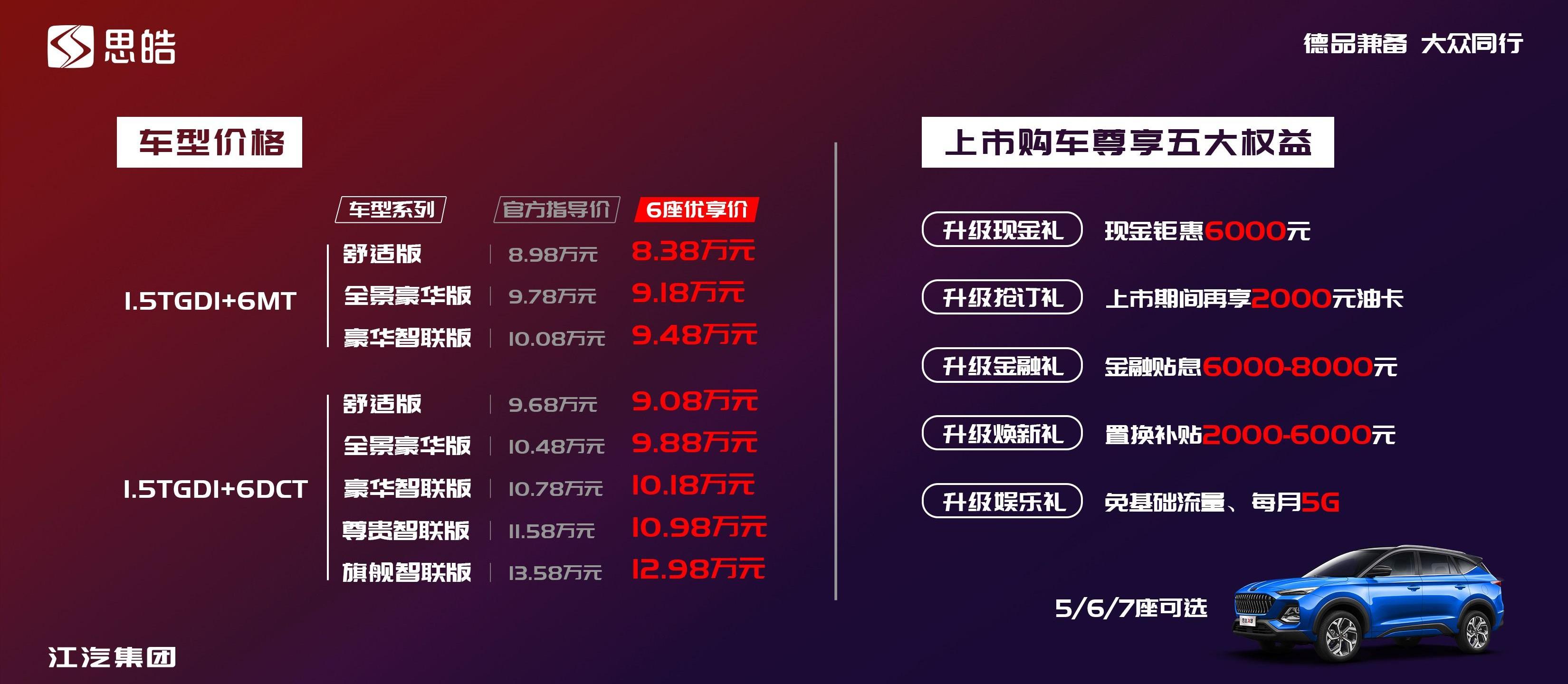 思皓,思皓X8