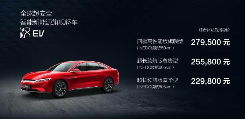 比亚迪,汉,特斯拉,红杉,Model 3