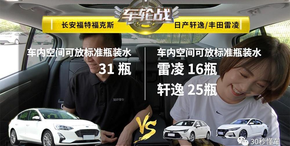 福克斯,雷凌,轩逸,发现