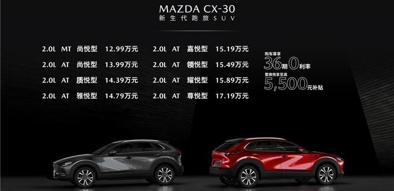 马自达,马自达CX-30,长安,理念