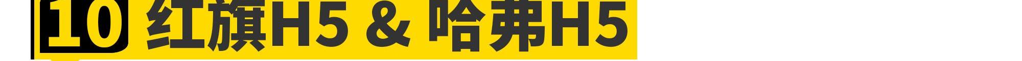 世纪,丰田,红旗,哈弗,红旗H5