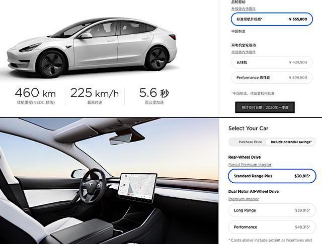 特斯拉,Model 3,奥迪,奔驰,宝马