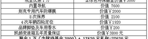 别克,凯越