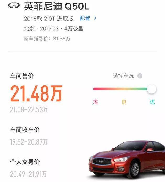 英菲尼迪,奔驰,英菲尼迪Q50L,奥迪,宝马