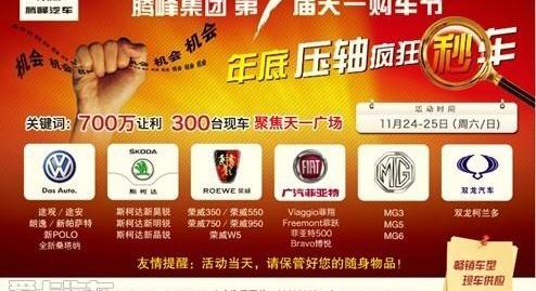 大众,荣威,斯柯达,阿尔法·罗密欧