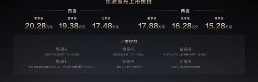 星途,奇瑞,星途瑶光,奥迪,奔驰