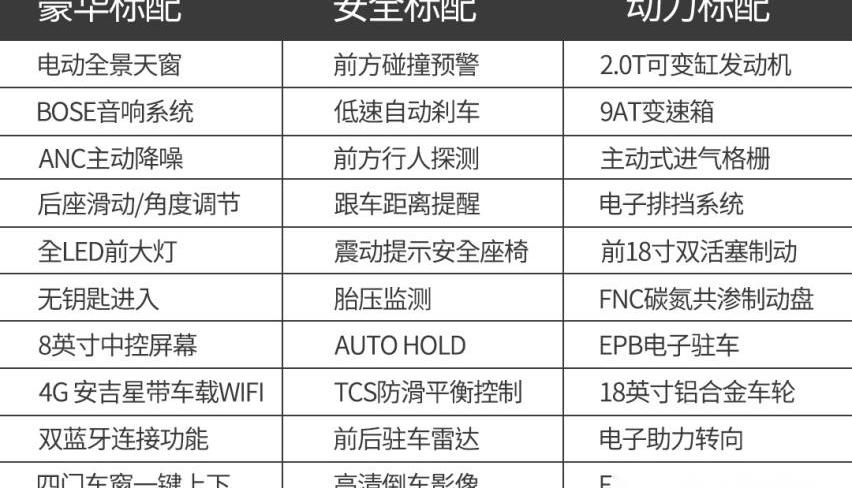 君越,凯迪拉克,别克,奥迪,奔驰