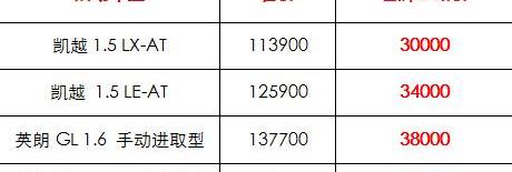 别克,凯越,英朗