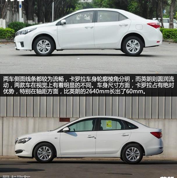 卡罗拉,英朗,别克,君越,威朗