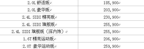 君威,别克