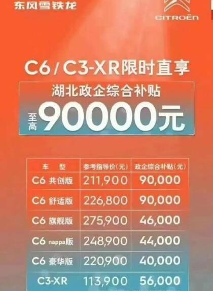 东风,雪铁龙,昂科威,天籁,雪铁龙C6