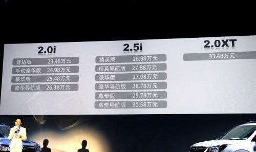 森林人,斯巴鲁,大众,斯巴鲁XV,欧蓝德