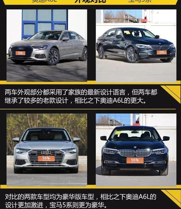 奥迪A6L,奥迪,奥迪A6,宝马5系,宝马