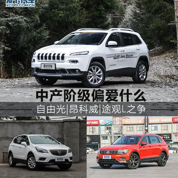 途观L,Jeep,大众,昂科威,前途