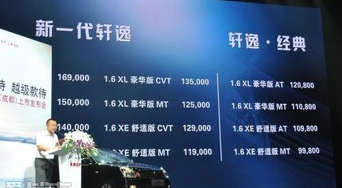 日产,东风,轩逸,天籁,逸动