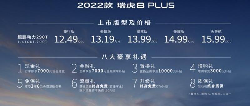 瑞虎8 PLUS,瑞虎8,奇瑞,远程
