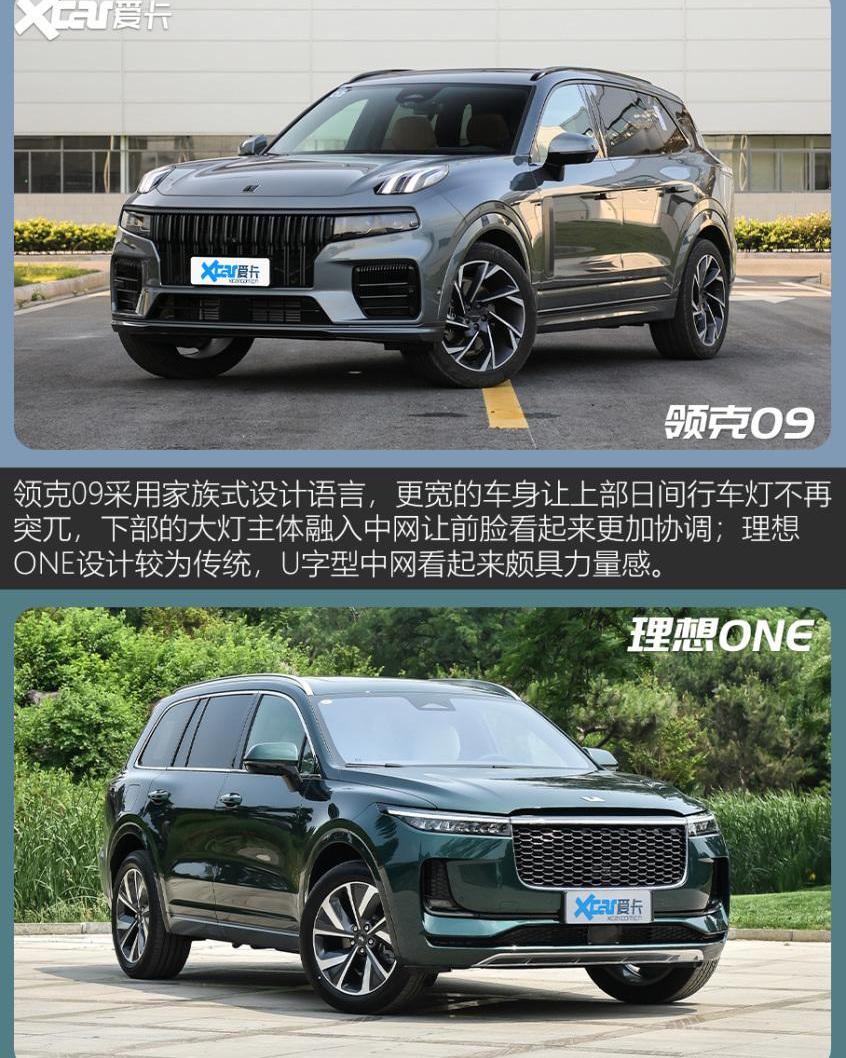领克,领克09,理想ONE,汉兰达,汉