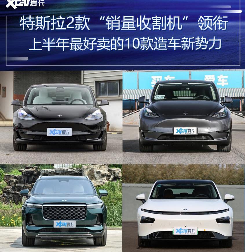蔚来,小鹏,特斯拉,理想ONE,Model Y