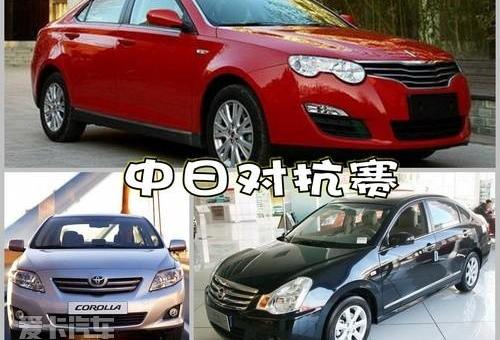 荣威,卡罗拉,轩逸,凯美瑞,丰田