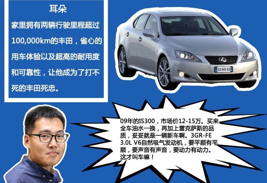 宝马,大众,高尔夫,丰田,雷克萨斯