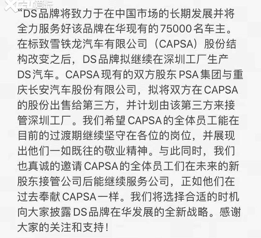 长安,DS,标致,福特,雪铁龙