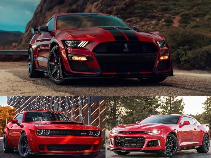 Mustang,福特,雪佛兰,法拉利,科尔维特