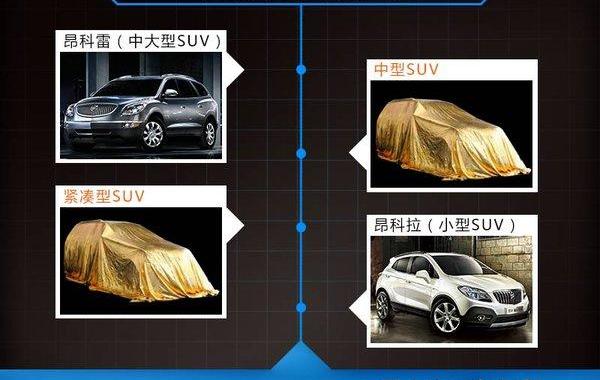 别克,福特,锐界,昂科拉,GMC