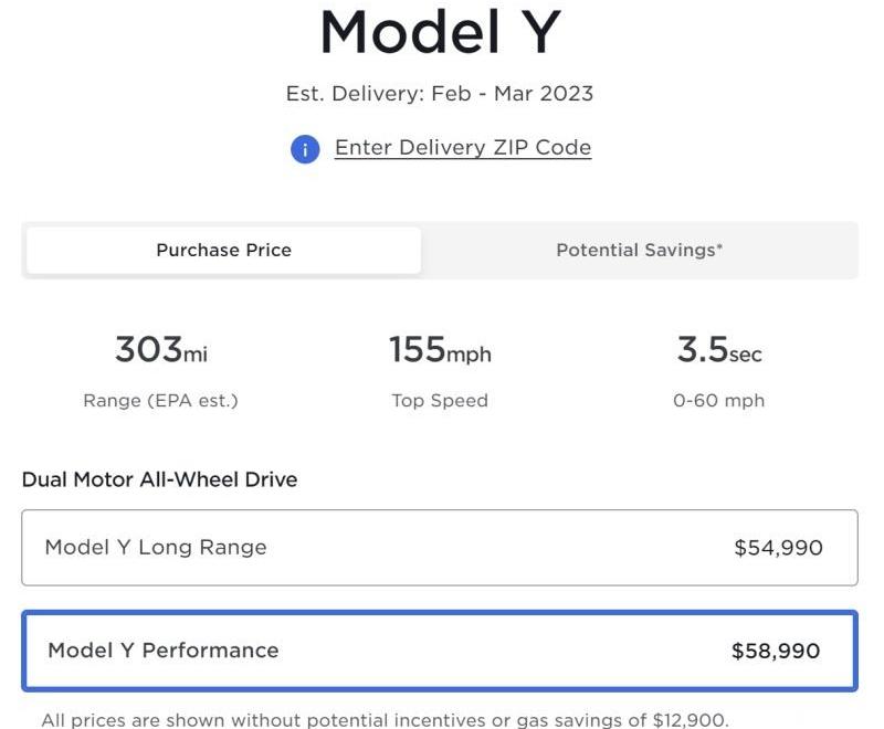 Model Y,特斯拉,Model 3