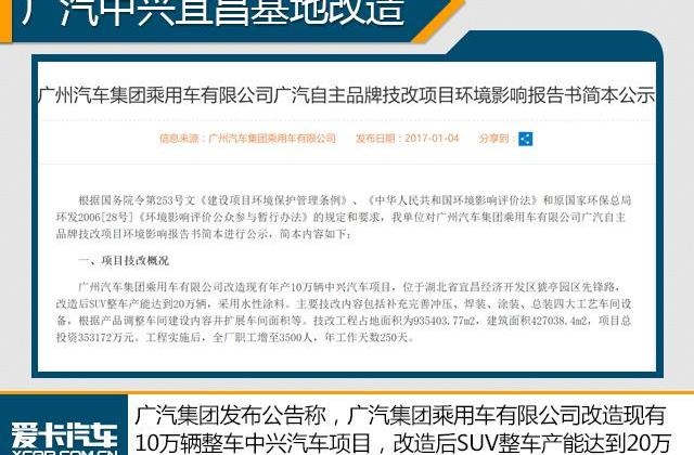 广汽传祺,中兴,传祺GS3,传祺GS4,广汽集团